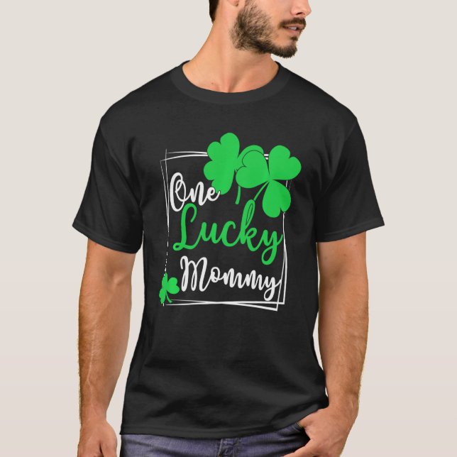 En Lucky Mamma Shirt Funny Family St Patrick's Da T Shirt (Framsida)