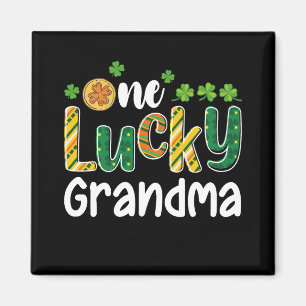 En Lucky Mormor Matchande Familj St Patrick's Day Magnet