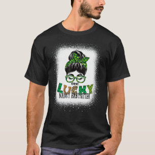 En Lucky Nanny Babywatch Bleached St Patricks Da T Shirt