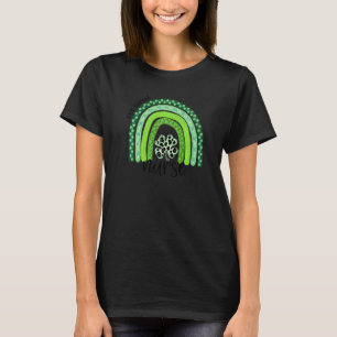 En Lucky Nurse St Patrick S Day Boho Rainbow Leop T Shirt