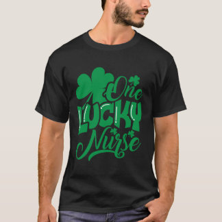 En Lucky Nurse-St patrick's day registrerad sjuksk T Shirt