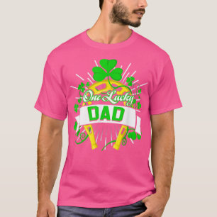 En lucky Pappa Lycklig St patricks day Shamrock Gi T Shirt