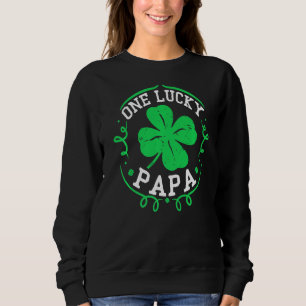 En Lucky Pappa St patrick's day för pappa Manar T Shirt