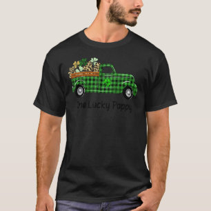 En Lucky Pappy Grönt Play Lastbil Shamrocks St Pat T Shirt