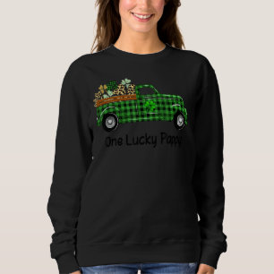 En Lucky Pappy Grönt Play Lastbil Shamrocks St Pat T Shirt