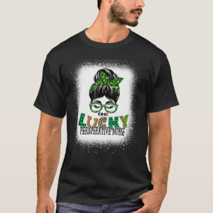 En Lucky Perioperativ Nurse Bleached St Patricks T Shirt
