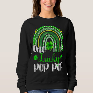 En Lucky Pop Leopard Skriv ut Rainbow St Patrick T Shirt