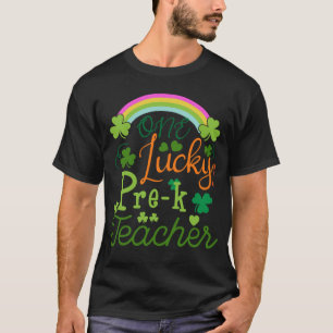 En Lucky Pre-K Teacher St Patricku2019s Day Appre T Shirt