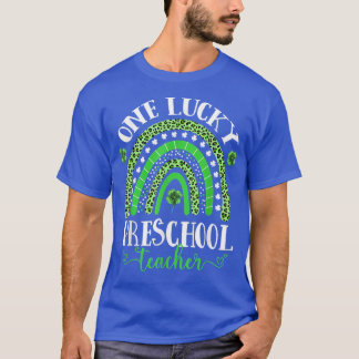 En Lucky Preschool Teacher St patricks day Funny T Shirt