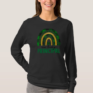 En Lucky Principal Rainbow St patricks day Shamro T Shirt
