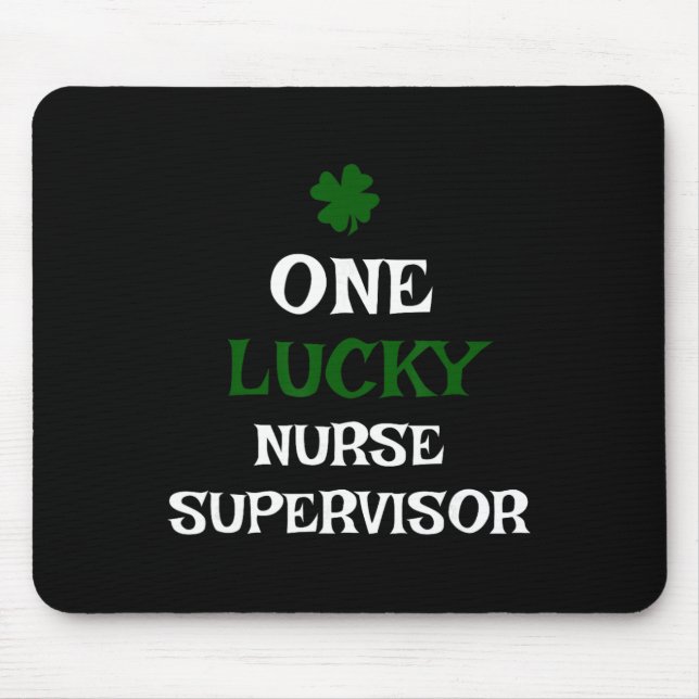 En Lucky Sjuksköterska Supervisor St. Patrick's Da Musmatta (Framsidan)
