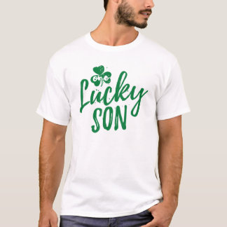 En Lucky Son-familj som matchar St. Patrick's Day T Shirt
