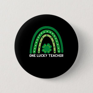 En Lucky Teacher Irish Rainbow St Patrick's Day Knapp