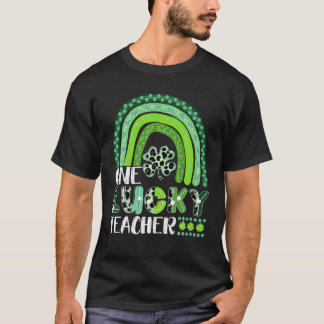 En Lucky Teacher Rainbow St Patrick's Day Appreci T Shirt