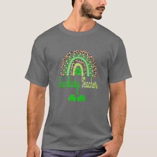 En Lucky Teacher Rainbow St Patrick's Day T Shirt
