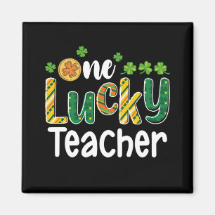 En Lucky Teacher School St Patrick's Day Magnet