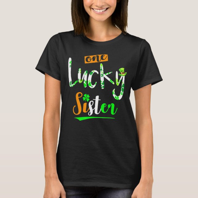 En Lucky Teacher St Patrick S Day T Shirt (Framsida)