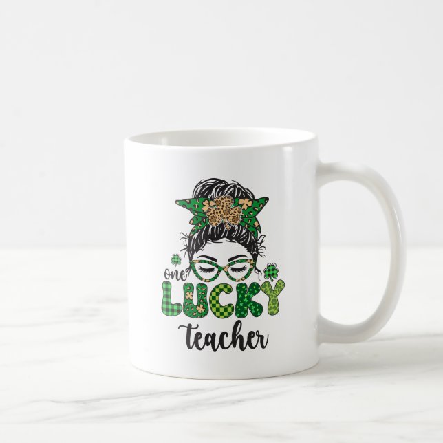 En Lucky Teacher - St. Patrick's Day Kaffemugg (Höger)