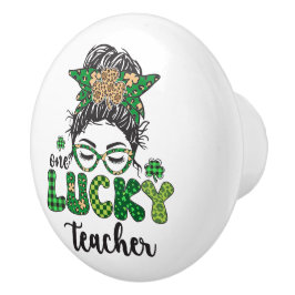 En Lucky Teacher - St. Patrick's Day Knopp