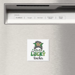 En Lucky Teacher - St. Patrick's Day Magnet