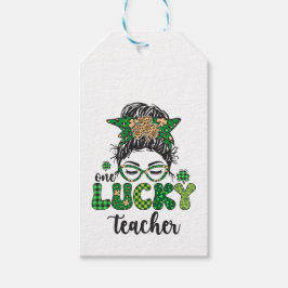 En Lucky Teacher - St. Patrick's Day Presentetikett