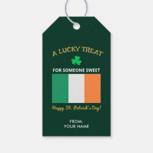 En Lucky Treat Gott St Patricks Day Anpassat Namn Presentetikett