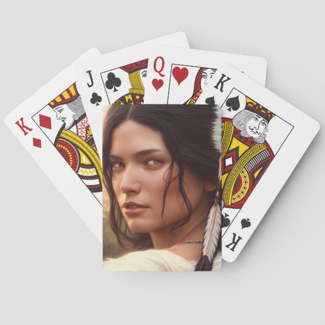 En ludd casinokort (Baksidan)