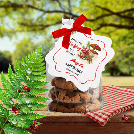 En luddig liten Ladybug är på väg att bli en babys Gåvor Etiketter