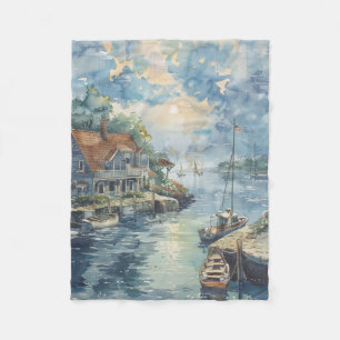 En lugn hamn fleecefilt