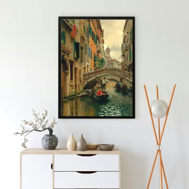 En lugn kanal, Venedig Poster (Skapare uppladdad)