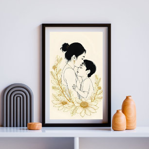 En lugnande kyss poster