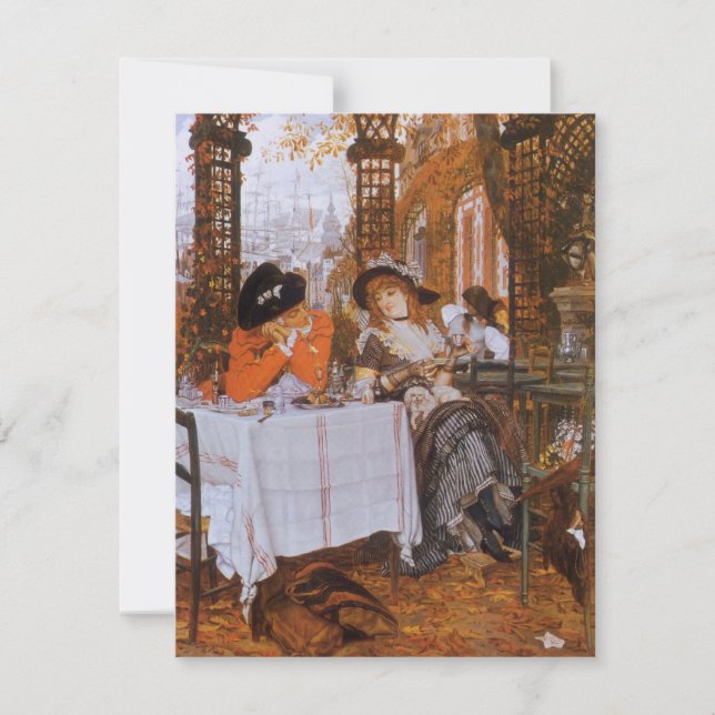 En lunch (Le Dejeuner) av James Tissot (Framsida)