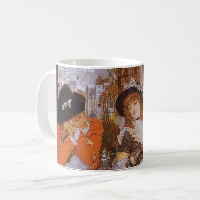 En lunch (Le Dejeuner) av James Tissot Kaffemugg (Framsida vänster)