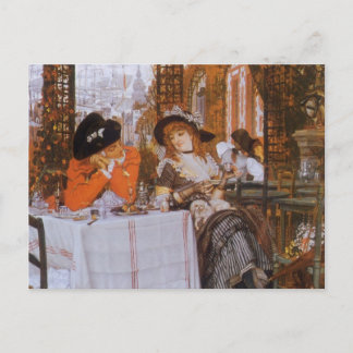 En lunch (Le Dejeuner) av James Tissot Vykort