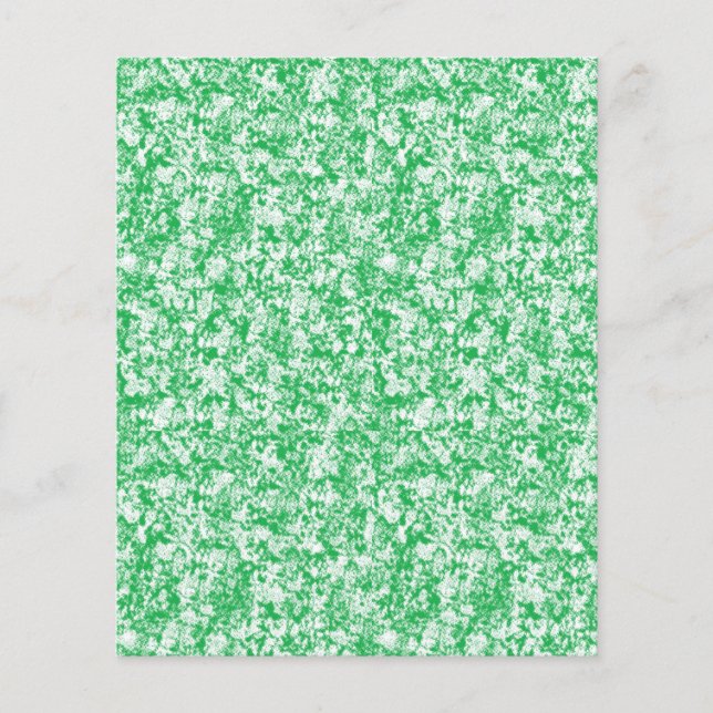 En lush, grönt fern med delikat, vinkelrät framsid flygblad (Framsidan)