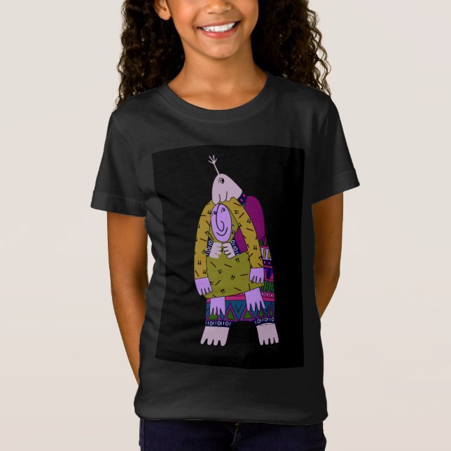 En lustig ansikte t shirt (Framsida)