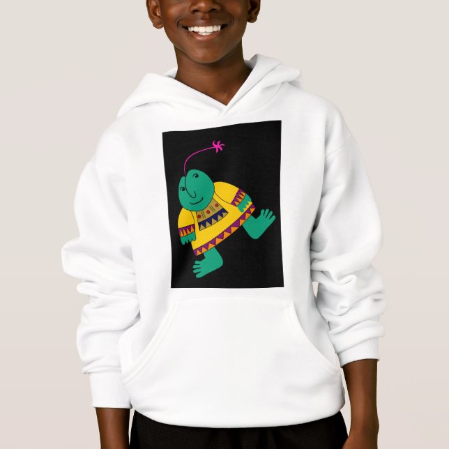 En lustig ansikte t shirt (Framsida)