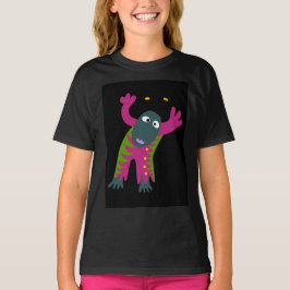 En lustig ansikte t shirt