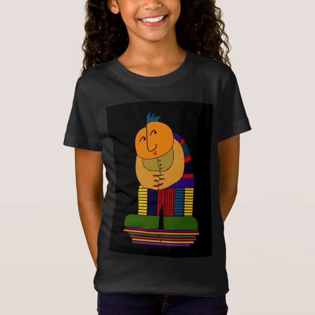 En lustig ansikte t shirt (Framsida)