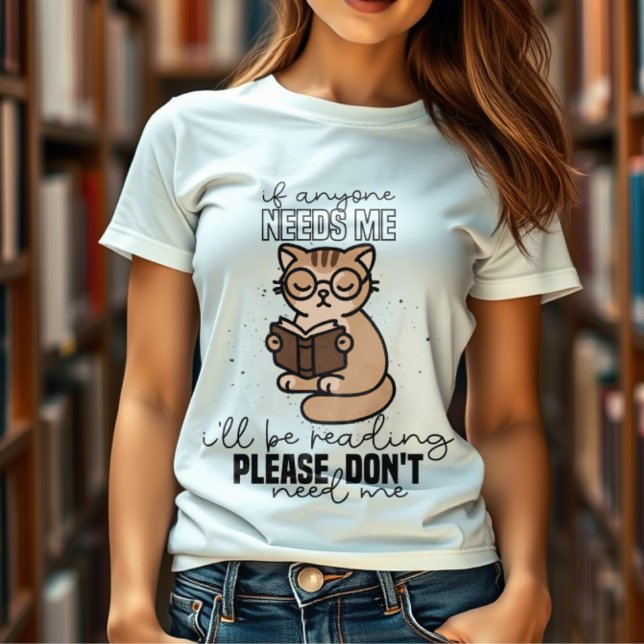 En lustig läsning från bok t shirt (Skapare uppladdad)