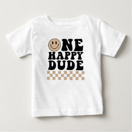 En Lycklig, Birthday Shirt i Tan T Shirt