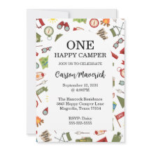 En Lycklig Camper Äventyr-födelsedag