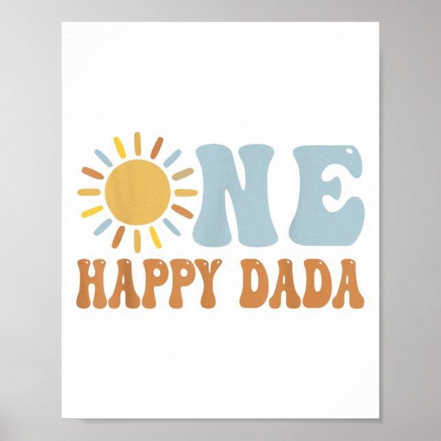En Lycklig Dada födelsedagen första Resa runt omkr Poster (Framsidan)