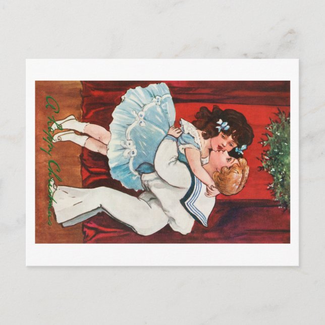 En lycklig-jul (1905) vykort (Framsida)