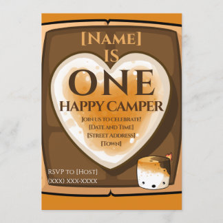 En lycklig-kamera inbjudningar