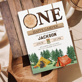 En Lycklig-kamper 1:a födelsedag Inbjudningar