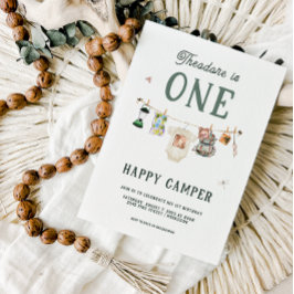 En Lycklig-kamper 1:a födelsedagskampanj Inbjudningar