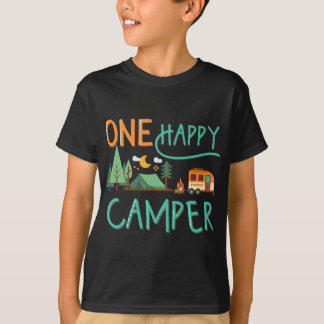 en lycklig-kamper första födelsedag , Camping Matc T Shirt