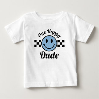 En Lycklig-kille Blue Lycklig Smile Birthday Match T Shirt