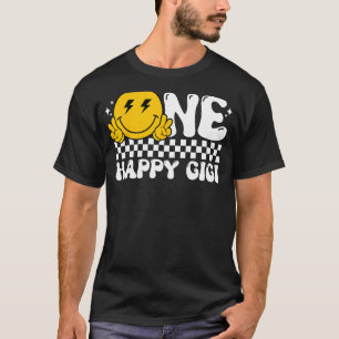 En Lycklig-kille Gigi Groovy 1st Birthday Family M T Shirt
